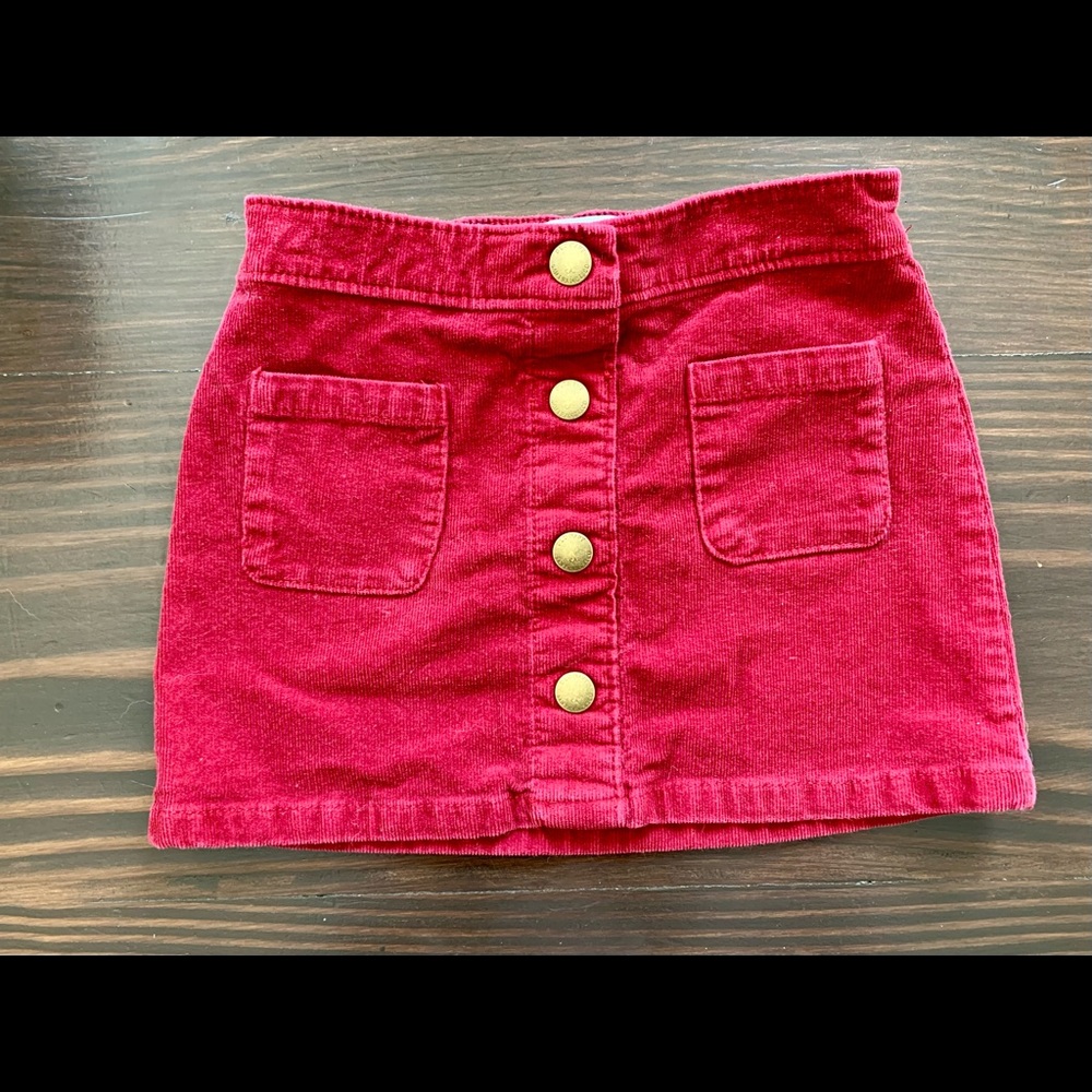 Red skirt